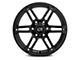 RTX Offroad Wheels Slate Satin Black 6-Lug Wheel; 17x8; 25mm Offset (16-23 Tacoma)