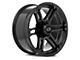 RTX Offroad Wheels Slate Satin Black 6-Lug Wheel; 17x8; 25mm Offset (16-23 Tacoma)