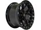 4Play 4P55 Gloss Black with Brushed Face 6-Lug Wheel; 22x12; -44mm Offset (2024 Tacoma)