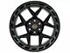 4Play 4P55 Gloss Black with Brushed Face 6-Lug Wheel; 24x12; -44mm Offset (22-24 Tundra)