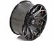 4Play 4P80R Gloss Black with Brushed Face 6-Lug Wheel; 22x12; -44mm Offset (04-15 Titan)