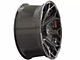 4Play 4P80R Gloss Black with Brushed Face 6-Lug Wheel; 22x12; -44mm Offset (10-24 4Runner)