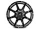 Full Throttle Off Road FT2 Gloss Black Milled 6-Lug Wheel; 18x9; 0mm Offset (16-24 Titan XD)