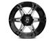 Full Throttle Off Road FT3 Gloss Black Machined 6-Lug Wheel; 20x12; -44mm Offset (22-24 Tundra)