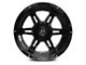 Full Throttle Off Road FT3 Gloss Black Milled 6-Lug Wheel; 20x12; -44mm Offset (22-24 Tundra)