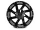 Full Throttle Off Road FT1 Gloss Black Milled 6-Lug Wheel; 18x9; 0mm Offset (2024 Tacoma)