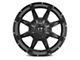 Full Throttle Off Road FT2 Satin Black 6-Lug Wheel; 22x12; -44mm Offset (22-24 Tundra)