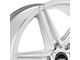 Vossen HF6-2 Silver Polished 6-Lug Wheel; 20x9.5; 15mm Offset (16-24 Titan XD)