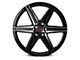 Vossen HF6-2 Tinted Gloss Black 6-Lug Wheel; 20x9.5; 15mm Offset (16-23 Tacoma)