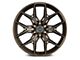 Vossen HF6-4 Terra Bronze 6-Lug Wheel; 20x9.5; 15mm Offset (2024 Tacoma)