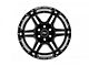 Rough Country 92 Series Gloss Black Machined 6-Lug Wheel; 18x9; 18mm Offset (21-24 Bronco, Excluding Raptor)