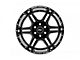 Rough Country 92 Series Gloss Black Machined 6-Lug Wheel; 18x9; 18mm Offset (10-24 4Runner)