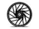 Gear Off-Road 769 Gloss Black Milled 6-Lug Wheel; 20x10; -19mm Offset (17-24 Titan)