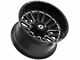 Gear Off-Road Leverage Gloss Black Milled 6-Lug Wheel; 20x10; -19mm Offset (2024 Tacoma)