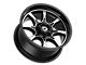 Gear Off-Road 772 Gloss Black Machined 6-Lug Wheel; 17x9; 0mm Offset (21-24 Bronco, Excluding Raptor)