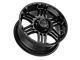 Gear Off-Road Double Pump Gloss Black 6-Lug Wheel; 18x9; 10mm Offset (2024 Tacoma)
