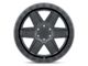 Black Rhino Attica Matte Black 6-Lug Wheel; 20x9.5; -18mm Offset (21-24 Bronco, Excluding Raptor)