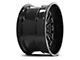 Axe Wheels Kratos Gloss Black Milled 6-Lug Wheel; 22x12; -44mm Offset (16-24 Titan XD)