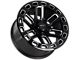 Impact Wheels 906 Gloss Black Milled 6-Lug Wheel; 20x10; -12mm Offset (22-24 Bronco Raptor)