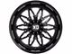 XD Gunner Gloss Black Milled 6-Lug Wheel; 22x10; -18mm Offset (22-24 Tundra)