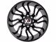 XD Tension Gloss Black Milled 6-Lug Wheel; 22x10; -18mm Offset (2024 Tacoma)
