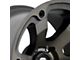 Fuel Wheels Beast Matte Black Double Dark Tint 6-Lug Wheel; 17x9; 19mm Offset (05-15 Tacoma)