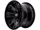 Hardrock Offroad Xplosive Xposed Gloss Black Milled 6-Lug Wheel; 20x12; -44mm Offset (16-24 Titan XD)