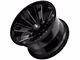 Hardrock Offroad Xplosive Xposed Gloss Black Milled 6-Lug Wheel; 20x12; -44mm Offset (03-09 4Runner)