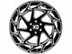 XD Onslaught Gloss Black Milled 6-Lug Wheel; 17x9; 0mm Offset (2024 Tacoma)