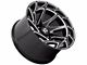 XD Onslaught Gloss Black Milled 6-Lug Wheel; 17x9; -12mm Offset (2024 Tacoma)