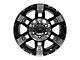 XD Spy Gloss Black Machined 6-Lug Wheel; 17x9; -12mm Offset (10-24 4Runner)