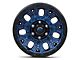 Fuel Wheels Traction Dark Blue with Black Ring 6-Lug Wheel; 17x9; -12mm Offset (2024 Tacoma)