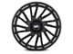 Moto Metal Combat Matte Black 6-Lug Wheel; 22x10; -18mm Offset (17-24 Titan)