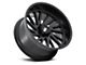 Moto Metal Combat Matte Black 6-Lug Wheel; 22x10; -18mm Offset (17-24 Titan)