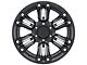 Black Rhino Asagai Matte Black Machined with Stainless Bolts 6-Lug Wheel; 18x9.5; -18mm Offset (16-24 Titan XD)