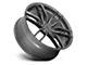 Niche Vosso Matte Anthracite 6-Lug Wheel; 22x9.5; 30mm Offset (2024 Tacoma)