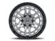 G-FX TR-24 Matte Gray with Matte Black Lip 6-Lug Wheel; 18x9; 12mm Offset (21-24 Bronco, Excluding Raptor)