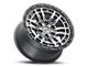 G-FX TR-24 Matte Gray with Matte Black Lip 6-Lug Wheel; 18x9; 12mm Offset (2024 Tacoma)