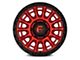 Fuel Wheels Cycle Candy Red 6-Lug Wheel; 17x9; -12mm Offset (10-24 4Runner)