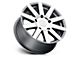 Black Rhino Journey Gloss Gunmetal with Mirror-Cut Face 6-Lug Wheel; 17x7.5; 45mm Offset (16-23 Tacoma)