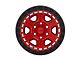 Black Rhino Reno Candy Red with Black Bolts 6-Lug Wheel; 17x9; -12mm Offset (10-24 4Runner)