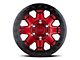 Black Rhino Rift Beadlock Candy Red 6-Lug Wheel; 17x8.5; 0mm Offset (10-24 4Runner)