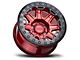 Black Rhino Rift Beadlock Candy Red 6-Lug Wheel; 17x8.5; 0mm Offset (10-24 4Runner)