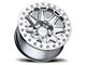 Black Rhino Rift Beadlock Silver Machined 6-Lug Wheel; 17x8.5; -30mm Offset (2024 Tacoma)