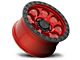 Black Rhino Riot Candy Red with Black Ring 6-Lug Wheel; 17x8.5; 0mm Offset (10-24 4Runner)