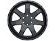 Level 8 Wheels Slam Matte Black 6-Lug Wheel; 17x8.5; -24mm Offset (2024 Tacoma)