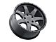 Level 8 Wheels Slam Matte Black 6-Lug Wheel; 17x8.5; -24mm Offset (03-09 4Runner)