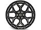 4Play 4P06 Brushed Black 6-Lug Wheel; 24x10; 18mm Offset (16-23 Tacoma)
