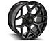 4Play 4P06 Brushed Black 6-Lug Wheel; 24x10; 18mm Offset (16-24 Titan XD)