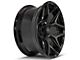 4Play 4P06 Brushed Black 6-Lug Wheel; 24x10; 18mm Offset (16-24 Titan XD)